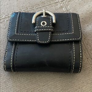 Coach Black lLeather Wallet
